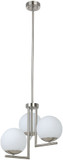 EGLO 205756A Denver Modern Matte Nickel Sphere Hanging Lamp