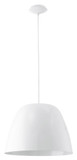 EGLO 92719A Coretto Modern 16 Inch Diameter Glossy White Pendant Lamp