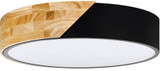 EGLO 99388A Grimaldino Modern Light Wood and Black Home Ceiling Lighting