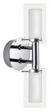 EGLO 88194A Palermo 2 Lamp Chrome Finish Transitional Bathroom Vanity Light Fixture
