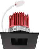 Elco E315CBB2 Cedar System Contemporary Black Recessed LED Lighting 3 Inch Square Pinhole Light Engine