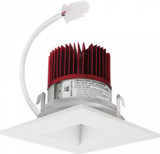Elco E415C08 Cedar System Modern 4 inch Light Engine with Square on Square Baffle LED Recessed Downlight - 850 Lumens