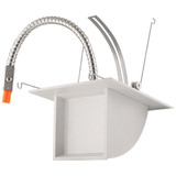 Elco E521L20W Modern White 5" Non-IC Pull Down Recessed LED Lighting Light Engine Recessed Light Fixture