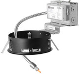 Elco E6LRU40 Laurel System Commercial Contemporary 6" Remodel Recessed Lighting Frame with Driver - 4000 Lumens