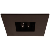 Elco EL2382BZ Modern Bronze 3" Square Adjustable Reflector Recessed Light Trim