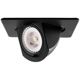 Elco EL2497B Contemporary Black 4" Square Recessed Light Recessed Light Trim With Pull Down