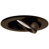 Elco EL2688BZ Modern Bronze Medium Base 3" Halogen Line Voltage Recessed Light Die Cast Adjustable Pull Down Recessed Light Recessed Light Trim