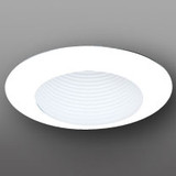 Elco EL304W Modern White Medium Base 6" Recessed Light Open Recessed Downlight