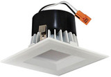 Elco EL332CT5W Contemporary White 3" Square Reflector LED Pot Light Insert