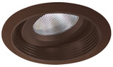 Elco EL376BZ Modern Bronze Medium Base 6" Down Lighting Adjustable Baffle with Gimbal Ceiling Can Light