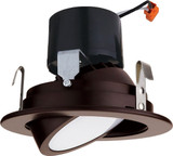 Elco EL416CT5BZ Modern Bronze 4 Inch Adjustable Gimbal Recessed LED Ceiling Light Insert