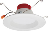 Elco EL617CT5W 5"/6" 5-CCT Contemporary White Reflector LED Recessed Light Insert