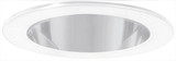 Elco EL9111W Contemporary White Medium Base 4" Down Lighting Shower with Clear Lens and Reflector Mini Recessed Light