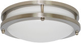 Elco ELD210W White High Lumen Darby LED Decorative Flush Mount Light