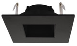 Elco ELK3341BB Pex Contemporary All Black 3 Inch Square Recessed Light Reflector