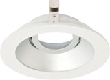 Elco ELK4129H Koto System Pex LED Recessed Lighting Modern Haze with White Ring 4" Round Adjustable Gimbal