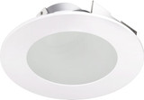 Elco ELK4349H Koto Modern Haze with White Trim 4" Universal Sloped Pot Light