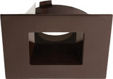 Elco ELK4741BZBZ Koto System Flexa LED Recessed Ceiling Light Contemporary All Bronze 4" Square Reflector for Koto Module