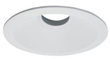 Elco ELK6713W Unique Modern Recessed Lighting Trim All White 6 Inch Round Baffle for Module