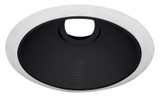 Elco ELK693BW Flexa Contemporary Black Baffle with White Ring 6 Inch Adjustable Round Baffle Recessed Downlight for Module