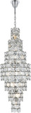Elegant 1050SR24C Adaline Chrome Foyer Light Fixture