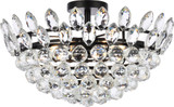 Elegant 1105F20BK Emilia Black 20" Overhead Lighting