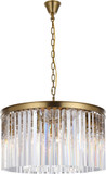 Elegant 1208D26SG/RC Sydney Satin Gold 26" Hanging Light