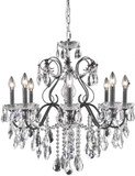 Elegant 2016D26DB-RC St. Francis Dark Bronze Lighting Chandelier