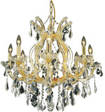 Elegant 2800D26G-RC Maria Theresa Gold Hanging Chandelier