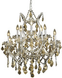 Elegant 2800D27C-GT-RC Maria Theresa Chrome Chandelier Lamp