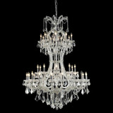 Elegant 2800D46C-RC Maria Theresa Chrome Finish 64" Tall Lighting Chandelier