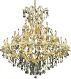 Elegant 2800G52G-GT-RC Maria Theresa Gold Chandelier Lamp