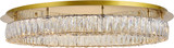 Elegant 3503F33G Monroe Gold LED Ceiling Light Fixture