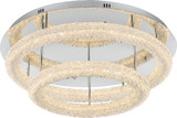 Elegant 3800F30L2C Bowen Chrome LED 29.5" Ceiling Light Fixture