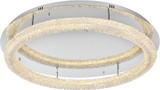 Elegant 3800F33C Bowen Chrome LED 33.5" Ceiling Lighting