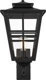 Elegant OD303W24BK Macon Contemporary Black 24" Outdoor Wall Lighting Sconce