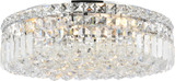 Elegant V2030F20C/RC Maxime Chrome 20" Flush Mount Light Fixture