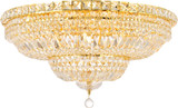 Elegant V2528F30G/RC Tranquil Gold 30" Flush Mount Light Fixture