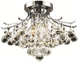 Elegant V8000F16C/RC Toureg Chrome 16" Flush Mount Lighting