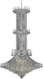 Elegant V8008G44C/RC Toureg Chrome Foyer Light Fixture