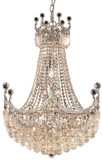 Elegant V8949D24C/RC Corona Chrome Pendant Lighting
