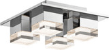 Elan 83602 Gorve Modern Chrome LED Overhead Lighting Fixture