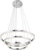Elan 83863 Opus Modern Chrome LED Multi Pendant Light