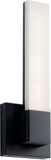 Elan 84186 Neltev Modern Matte Black LED Lamp Sconce