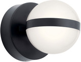 Elan 85090MBK Brettin Contemporary Matte Black LED Lamp Sconce