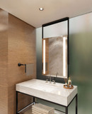 Electric Mirror ELE60-3042-BK05 Element Contemporary Matte Black LED Mirror