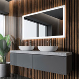 Electric Mirror SIL-6036 Silhouette Contemporary LED Rectangular Wall Mirror