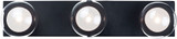 ET2 E21453-93BK Pod Modern Black LED 3-Light Lighting For Bathroom