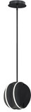 ET2 E21482-BK Interval Modern Black LED Mini Pendant Light