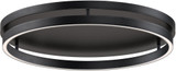 ET2 E22720-BK Groove Modern Black LED Ceiling Lighting